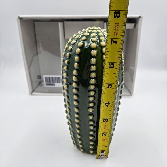 Ikea SJÄLSLIGT SJALSLIGT Set of 3 Ceramic Green Cactus Decoration NIB Read - Picture 6 of 14
